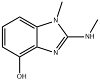 1-甲基-2-(甲基氨基)-1H-苯并[D]咪唑基-4-醇 结构式