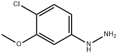 (4-Chloro-3-Methoxy-phenyl)-hydrazine 结构式