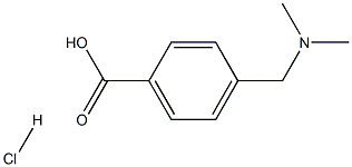 4-二甲胺甲基苯甲酸盐酸盐 结构式