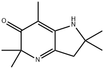 1,2,3,5-四氢-2,2,5,5,7-五甲基-6H-吡咯并[3,2-B]吡啶-6-酮 结构式