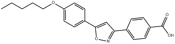 4-[5-[4-(戊基氧基)苯基]-3-异噁 结构式
