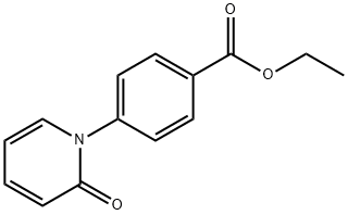 4-(2-氧代吡啶-1(2H)-基)苯甲酸乙酯 结构式