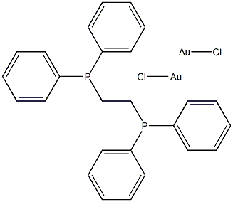 二氯(DPPE)二金(I) 结构式