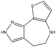 13-thia-3,4,9-triazatricyclo[8.3.0.0 {2,6}]trideca-1(10),2(6),4,11-tetraene 结构式