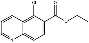 5-氯喹啉-6-甲酸乙酯 结构式