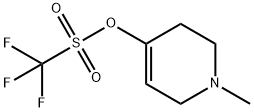 1-甲基-1,2,3,6-四氢吡啶-4-基三氟甲烷磺酸酯 结构式