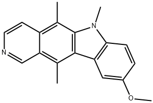 6H-Pyrido[4,3-b]carbazole,9-Methoxy-5,6,11-triMethyl- 结构式