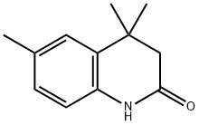 4,4,6-三甲基-3,4-二氢-2-喹啉酮 结构式