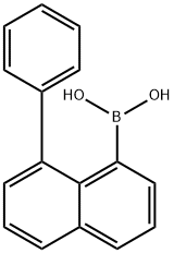 (8-苯基-1-萘基)-硼酸 结构式