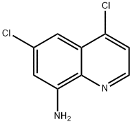 4,6-二氯喹啉-8-胺 结构式