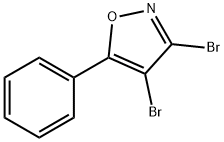 3,4-二溴-5-苯基异恶唑 结构式