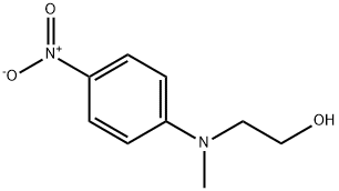 N-乙醇基-N-甲基-对硝基苯胺 结构式