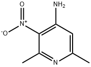 2,6-二甲基-3-硝基吡啶-4-胺 结构式