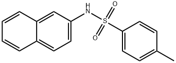 4-Methyl-N-(naphthalen-2-yl)benzenesulfonaMide 结构式