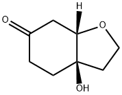 (3AR,7AS)-六氢-3A-羟基-6(2H)-苯并呋喃酮 结构式