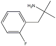 1-(2-氟苯基)-2-甲基丙-2-胺 结构式