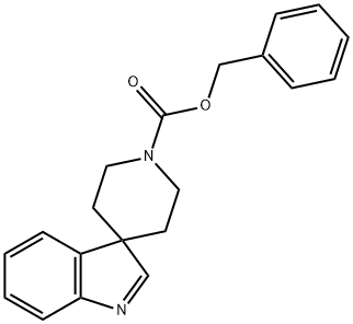 螺[吲哚-3,4'-哌啶]-1'-甲酸苄酯 结构式