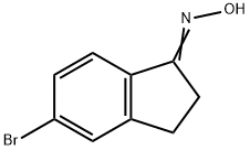 5-溴-2,3-二氢-1H-茚-1-酮肟 结构式