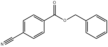 4-氰基苯甲酸苄酯 结构式