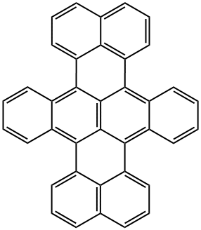 7, 8 : 15, 16-Dibenzoterrylene 结构式