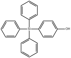 4-(三苯硅基)苯酚 结构式