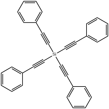 四(苯乙炔基)硅烷 结构式