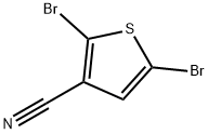 2,5-二溴噻吩-3-腈 结构式