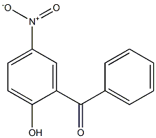 (2-羟基-5-硝基苯基)苯基-甲酮 结构式