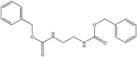 乙烷-1,2-二基二氨基甲酸二苄酯 结构式