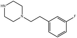 1-[ 2-(3-氟苯基)乙基]哌嗪化合物 结构式