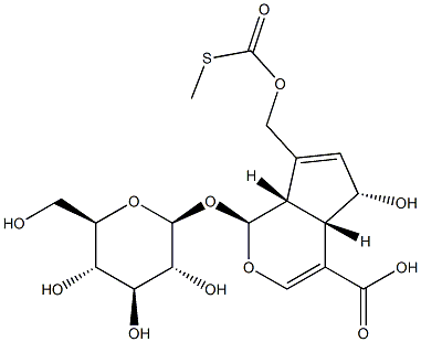 鸡屎藤苷酸 结构式