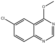 6-氯-4-甲氧基喹唑啉 结构式