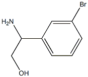 2-氨基-2-(3-溴苯基)乙醇 结构式