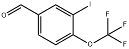 3-碘-4-(三氟甲氧基)苯甲醛 结构式