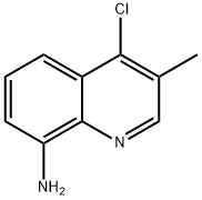4-氯-3-甲基喹啉-8-胺 结构式