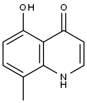 5-羟基-8-甲基喹啉-4(1H)-酮 结构式