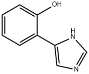 2(1H咪唑-5-基)-苯酚 结构式