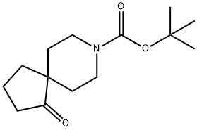 1-氧代-8-氮杂螺[4.5]癸烷-8-羧酸叔丁酯 结构式