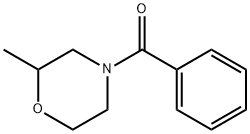 (2-甲基N-吗啉基)(苯基)甲酮 结构式