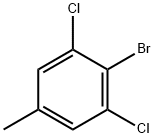 4-溴-3,5-二氯甲苯 结构式