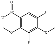 1,3-Difluoro-2,4-diMethoxy-5-nitrobenzene 结构式