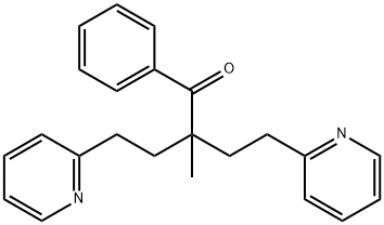 2-METHYL-1-PHENYL-4-(PYRIDIN-2-YL)-2-(2-(PYRIDIN-2-YL)ETHYL)BUTAN-1-ONE 结构式