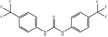 1,3-BIS[4-(三氟甲基)苯基]尿素 结构式