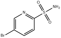 5-溴吡啶-2-磺酰胺 结构式
