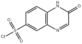 2-氧代-1,2-二氢喹喔啉-6-磺酰氯 结构式