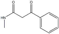 N-甲基-3-氧代-3-苯基丙酰胺 结构式