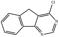 4-氯-5H-茚并[1,2-D]嘧啶 结构式