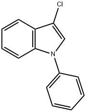 3-chloro-1-phenyl-1H-indole 结构式