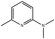 6-甲基-2-(N,N-二甲基氨基)吡啶 结构式