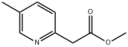 2-(5-甲基吡啶-2-基)乙酸甲酯 结构式